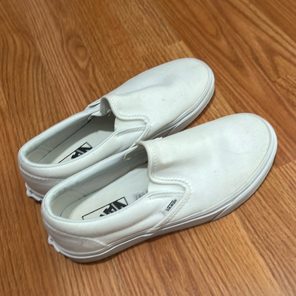 Vans Classic Slip-On Sneakers in White